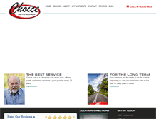 Tablet Screenshot of choiceautorepair.com